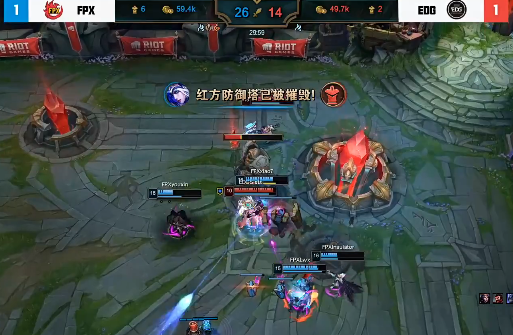 EDG翻盘DRX，Crisp单局斩获MVP入围赛3:1（巴黎）